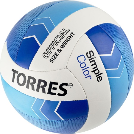 Купить Мяч волейбольный Torres Simple Color любительский р.5 в Новочебоксарске 